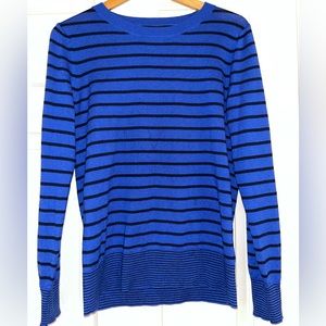 Banana Republic Medium Black and Blue Sweater